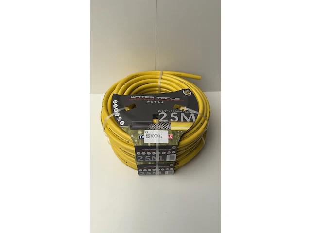 2x waterslang geel 25 meter talen - afbeelding 1 van  2