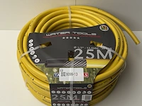 2x waterslang geel 25 meter talen - afbeelding 1 van  2