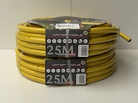 2x waterslang geel 25 meter talen - afbeelding 2 van  2