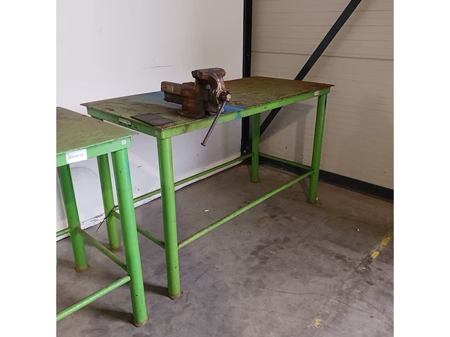 2x werkbank met bankschroef - afbeelding 8 van  15