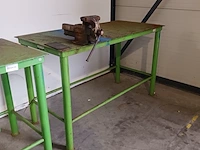 2x werkbank met bankschroef - afbeelding 8 van  15