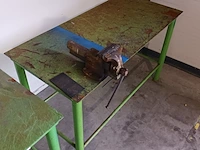 2x werkbank met bankschroef - afbeelding 11 van  15