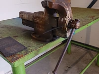 2x werkbank met bankschroef - afbeelding 12 van  15