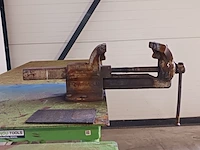 2x werkbank met bankschroef - afbeelding 14 van  15