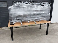 2x werktafel met 10x bureaustoel - afbeelding 3 van  10