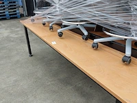 2x werktafel met 16x bureaustoel - afbeelding 4 van  8