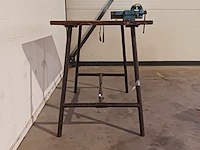 2x werktafel met bankschroef - afbeelding 6 van  12