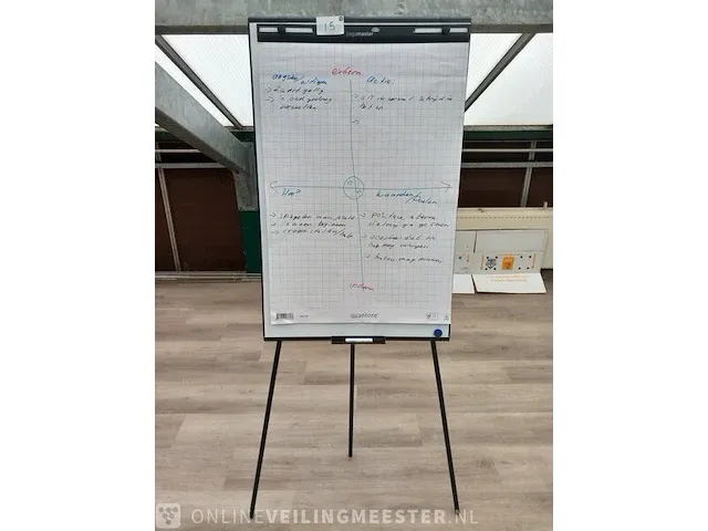 2x whiteboard en 1x flip-over - afbeelding 4 van  6