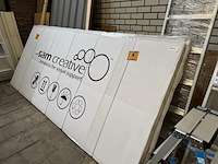 2x whiteboard pro series 120x300 cm sam creative, wbprs120300