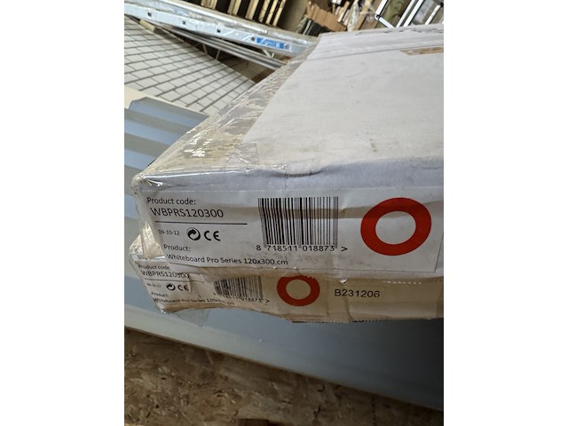 2x whiteboard pro series 120x300 cm sam creative, wbprs120300 - afbeelding 3 van  3