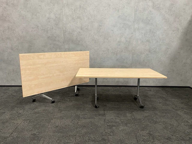 2x wilkahn - verrijdbare klaptafel 180x90 - afbeelding 1 van  10