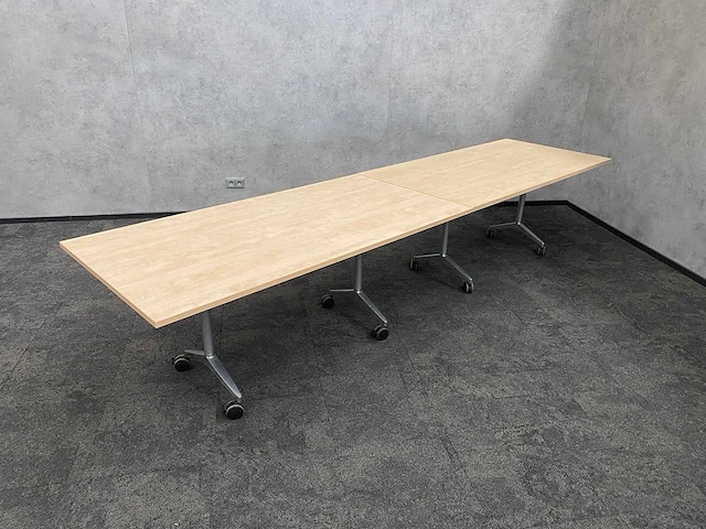 2x wilkahn - verrijdbare klaptafel 180x90 - afbeelding 9 van  10
