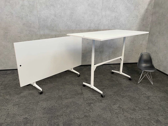 2x wilkahn timetable lift - verrijdbare zit-sta vergadertafel 100x200 - afbeelding 1 van  21