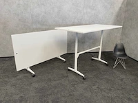 2x wilkahn timetable lift - verrijdbare zit-sta vergadertafel 100x200