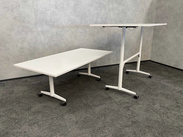 2x wilkahn timetable lift - verrijdbare zit-sta vergadertafel 100x200 - afbeelding 21 van  21