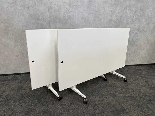 2x wilkahn timetable lift - verrijdbare zit-sta vergadertafel 100x200 - afbeelding 6 van  21