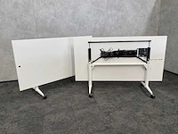 2x wilkahn timetable lift - verrijdbare zit-sta vergadertafel 100x200 - afbeelding 7 van  21