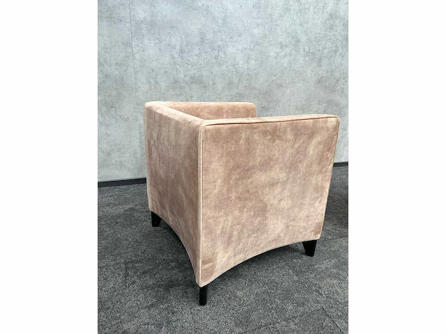 2x witteman - design fauteuil - nieuwe beige stoffering - afbeelding 2 van  12