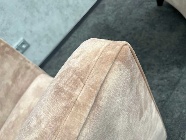 2x witteman - design fauteuil - nieuwe beige stoffering - afbeelding 5 van  12
