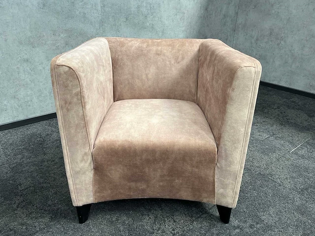 2x witteman - design fauteuil - nieuwe beige stoffering - afbeelding 8 van  12