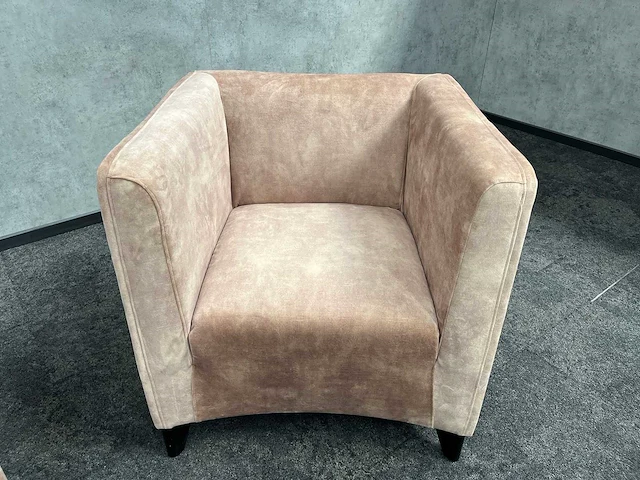 2x witteman - design fauteuil - nieuwe beige stoffering - afbeelding 10 van  12