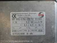 2x zaagmotor met rem - afbeelding 4 van  4