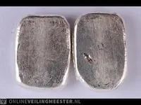 2x zilveren baren - afbeelding 2 van  2