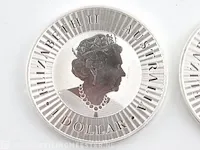 2x zilveren dollar australie 2019 (62,2 gram) - afbeelding 2 van  6
