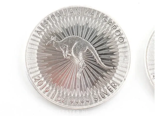 2x zilveren dollar australie 2019 (62,2 gram) - afbeelding 5 van  6