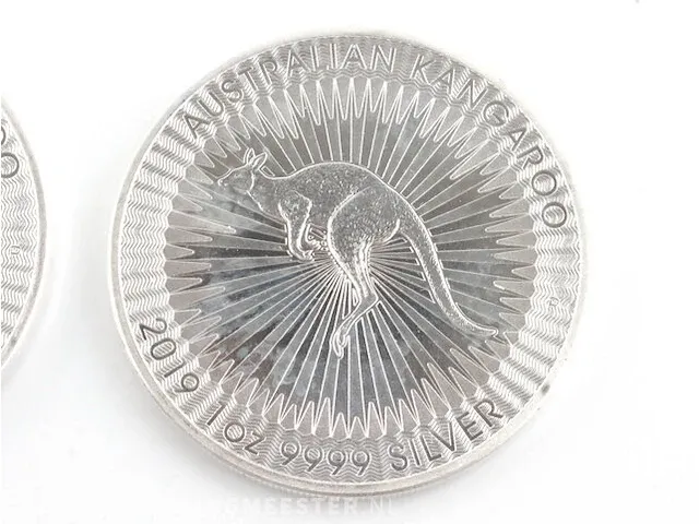 2x zilveren dollar australie 2019 (62,2 gram) - afbeelding 6 van  6