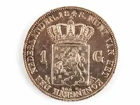 2x zilveren guldens koning willem 1847, 1848 - afbeelding 4 van  5