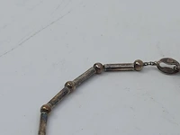 2x zilveren ketting en 1x armband - afbeelding 4 van  9