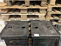 2x zuil voor bloempotten of vazen - afbeelding 1 van  4