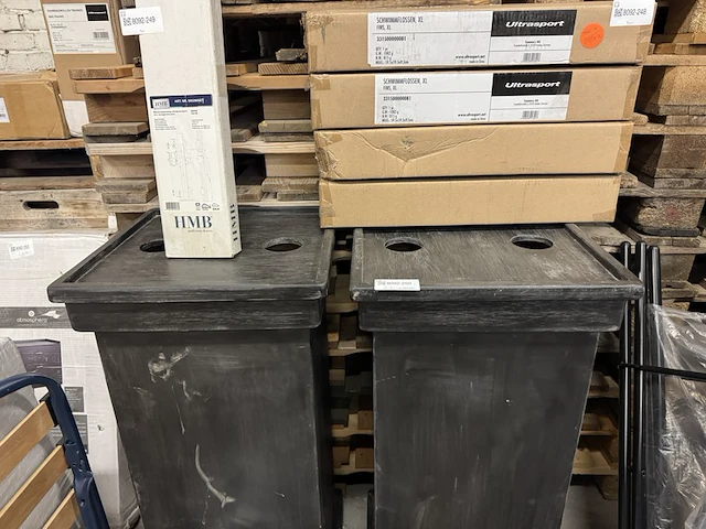 2x zuil voor vazen/bloempotten - afbeelding 4 van  4
