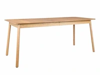 2x zuiver - table glimps 180/240x90 natural - eetkamertafel - afbeelding 2 van  18