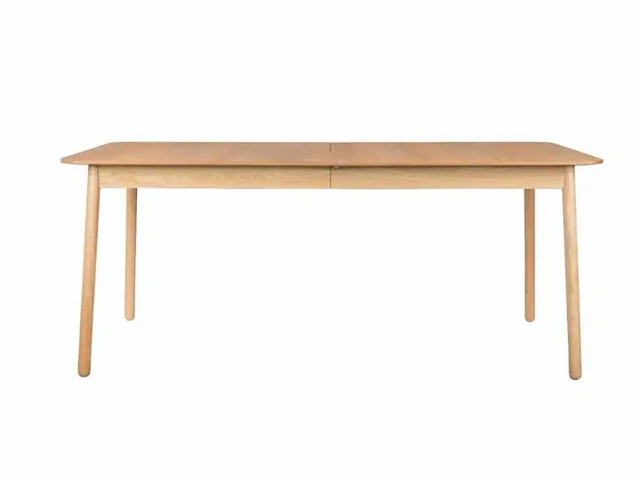 2x zuiver - table glimps 180/240x90 natural - eetkamertafel - afbeelding 4 van  18