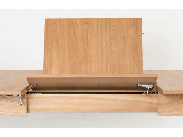 2x zuiver - table glimps 180/240x90 natural - eetkamertafel - afbeelding 15 van  18