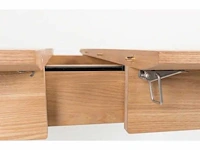 2x zuiver - table glimps 180/240x90 natural - eetkamertafel - afbeelding 16 van  18