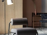 2x zuiver lekima fauteuil grijs , zuiver, grijs / chroom - afbeelding 5 van  8