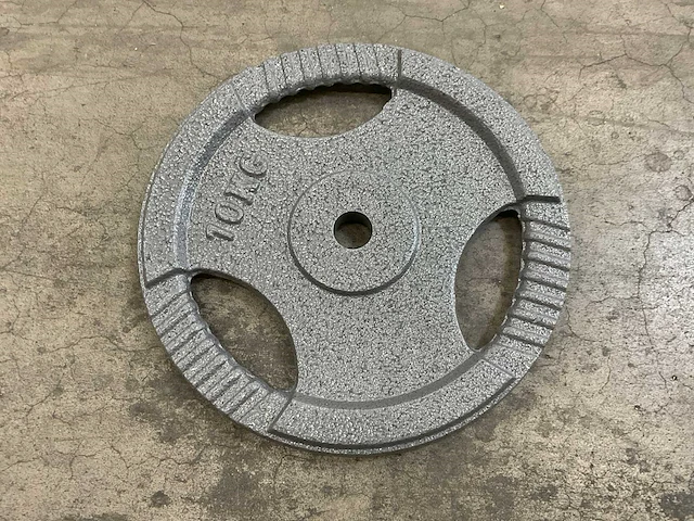 2x10kg - set halterschijven - afbeelding 1 van  2