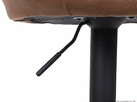 2xbar stoelen verstelbare hoogte bruin - afbeelding 3 van  5