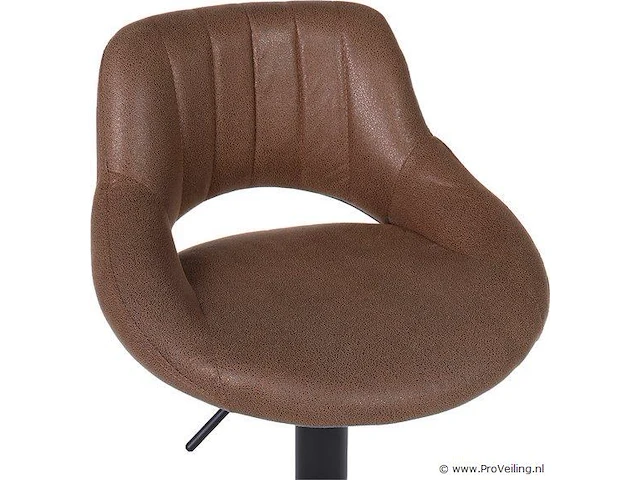 2xbar stoelen verstelbare hoogte bruin - afbeelding 4 van  5