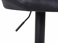 2xbar stoelen verstelbare hoogte zwart - afbeelding 4 van  5