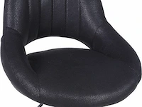 2xbar stoelen verstelbare hoogte zwart - afbeelding 2 van  5