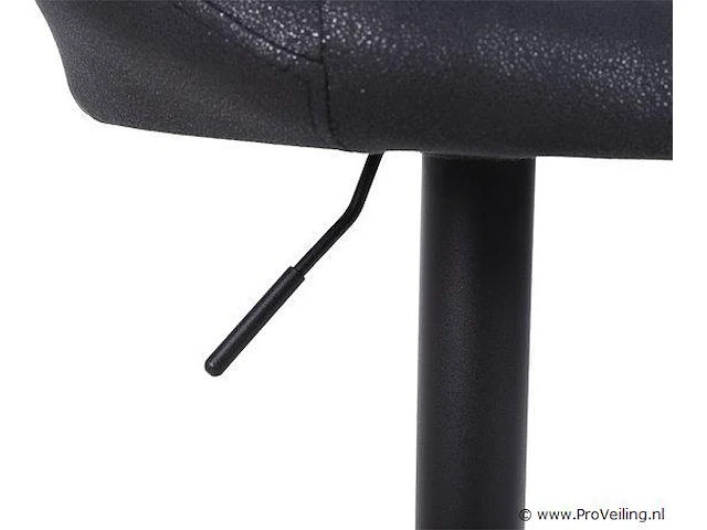 2xbar stoelen verstelbare hoogte zwart - afbeelding 4 van  5
