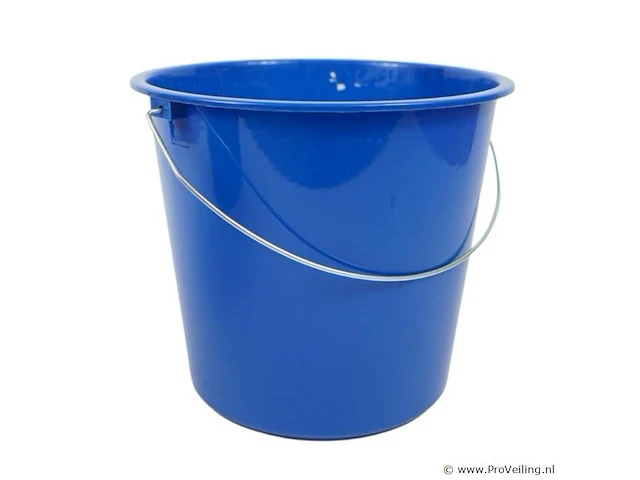 2xpoetsemmer 10liter blauw - afbeelding 1 van  1