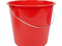 2xpoetsemmer 10liter rood - afbeelding 1 van  1