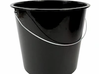 2xpoetsemmer 10liter zwart - afbeelding 1 van  1