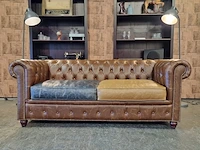 3- zits bank chesterfield, brighton, meerkleurig - afbeelding 1 van  5