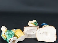 3 aardewerk chinese figuren - afbeelding 5 van  5